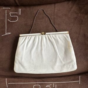 Vintage Elegant White Handbag